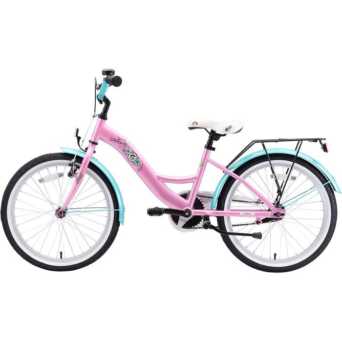 Дитячий велосипед BIKESTAR для дівчат, 20 та 24 дюйми, від 6 і 9 років, легка рама, безпечний, німецька якість