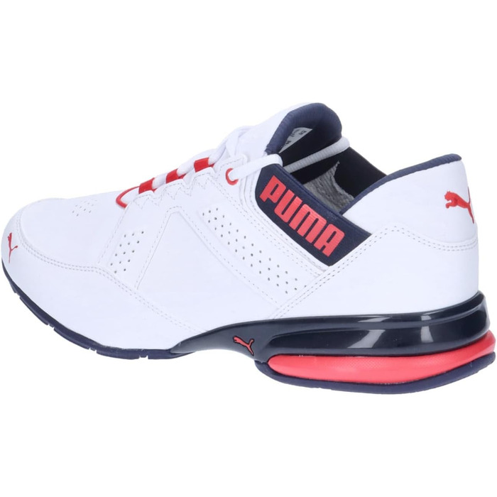 Чоловічі кросівки PUMA Enzin SL V2 для бігу та вулиці (43 EU, білий, червоний, темно-синій)