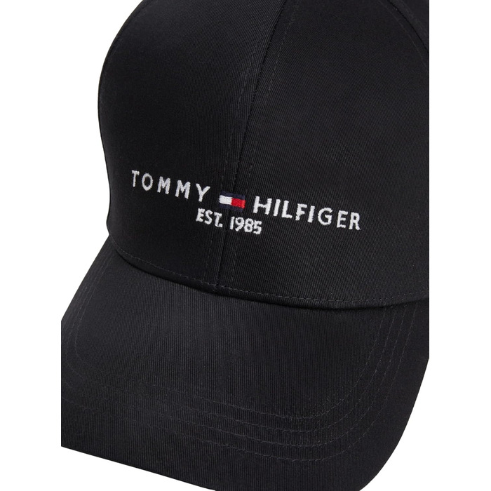 Чоловіча кепка Tommy Hilfiger TH Established Basecap, універсальний розмір, чорна