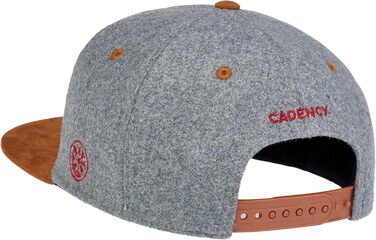 Кепка-снапбек Cadency унісекс з прямим козирком, регульована бейсболка Viking (сіра, один розмір)