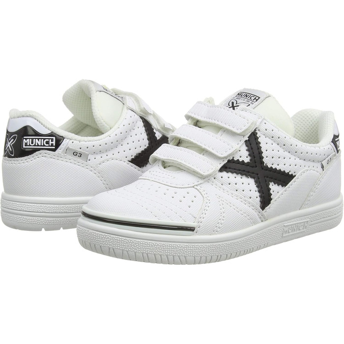 Дитячі фітнес-кеди Munich G-3 Kid VCO для хлопчиків та дівчаток (27 EU, білі)