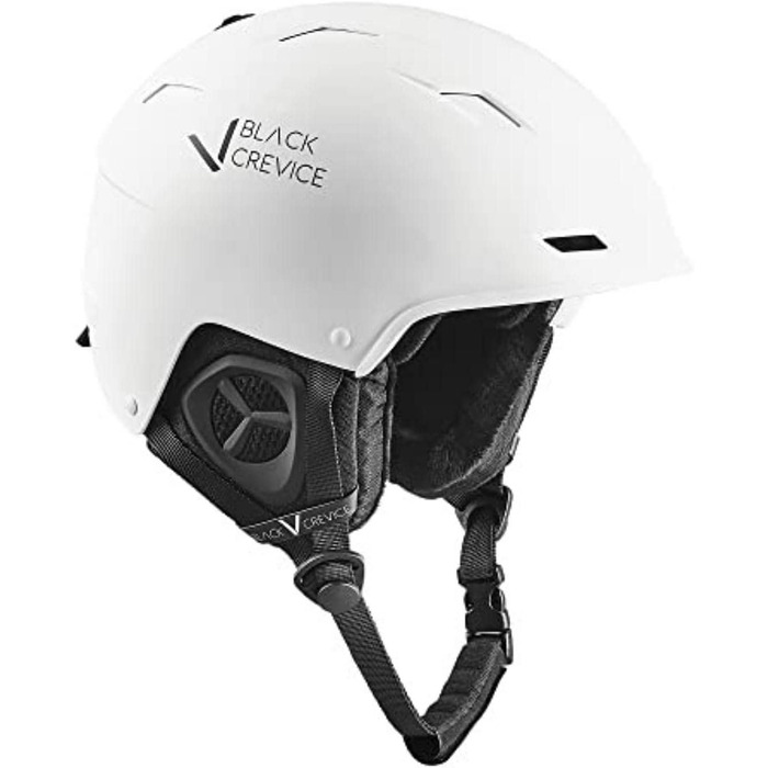 Чорний шлем для катання на лижах GERLOS I з вентиляцією, унісекс, з тримачем для маски (54-57 см)