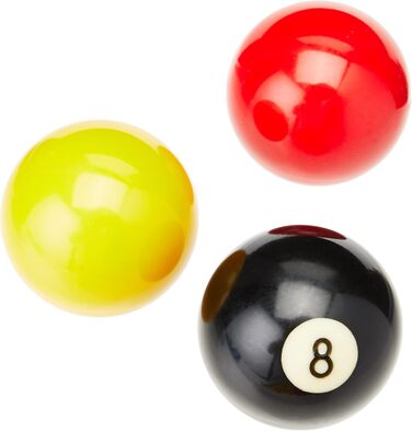Набір більярдних куль Billiard Pro, 2 дюйми, червоні та жовті, універсальні