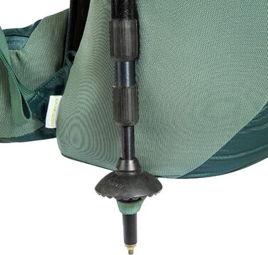Рюкзак для туризму Tatonka Hike Pack 27 л, з вентиляцією спини та дощовиком, зелений