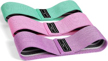 Фітнес-гумки для стегон Flintronic, набір фітнес-гумок, стрічки опору для стегон, гумки для йоги, фітнесу, силових тренувань, A-фіолетовий+рожевий+синій