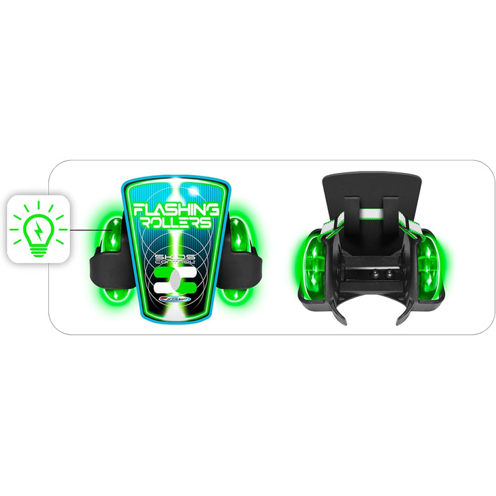 Роликові ковзани Skids Control Lightning Wheels чорного кольору, розміри 30-33