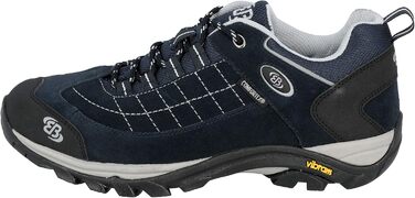 Чоловіче трекінгове взуття Brütting Mount Crillon Low Outdoor, 45 EU, темно-синій, сірий
