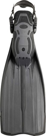 Ласти Cressi Pro Light відкритий п'ятка S/M (40/41) чорні/сріблясті для дайвінгу
