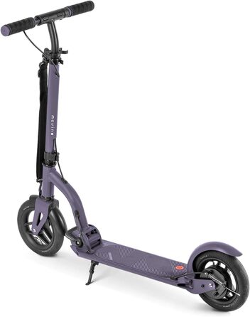 Самокат трюковий Movino Roller Air фіолетовий, складаний, для підлітків та дорослих, з великими пневматичними колесами та регульованим кермом