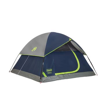 Намет кемпінговий Coleman Sundome 2/3/4/6 місць з тентом від дощу, водонепроникний, синій (без PFAS)