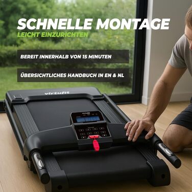 Біговий тренажер VirtuFit TR-50i: складаний, для дому, до 120 кг, з нахилом