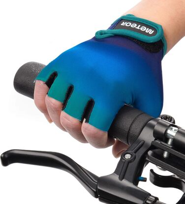 Велосипедні рукавички Meteor Unisex для дітей та BMX - гелеві, Fluid (XS)