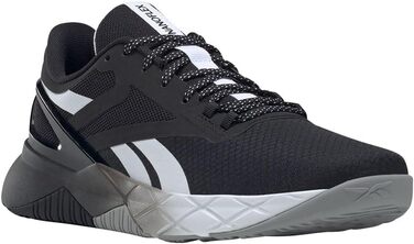Крос-тренажери Reebok Nanoflex для чоловіків, 44.5 EU, чорний/білий/сірий