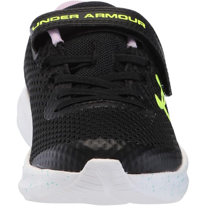 Дитячі кросівки Under Armour Pursuit 3 AC для дівчаток, чорно-фіолетові, жовті, з технологією Visual Cushioning