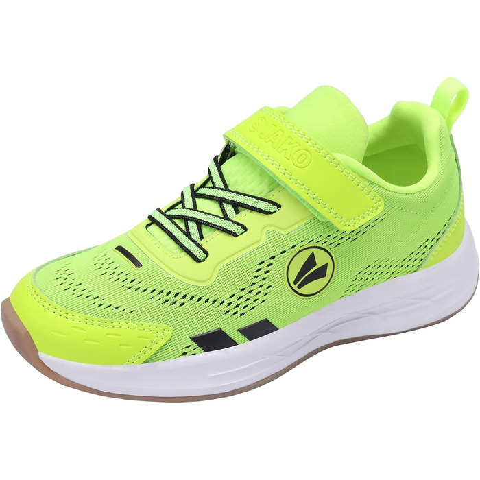 Дитячі кросівки JAKO J-TF Play Ev (38 EU, неоновий жовтий, чорний)