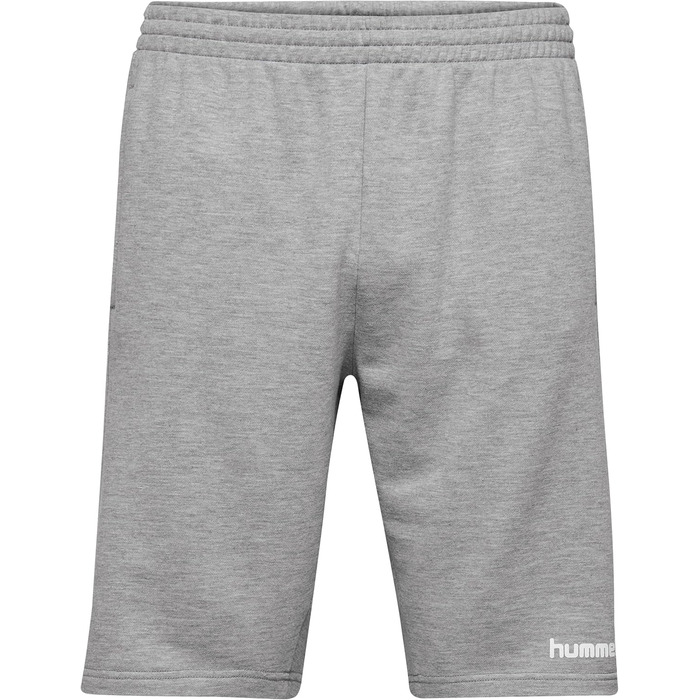 Чоловічі спортивні шорти Hummel Core Poly дихаючі, сірий меланж, розмір L