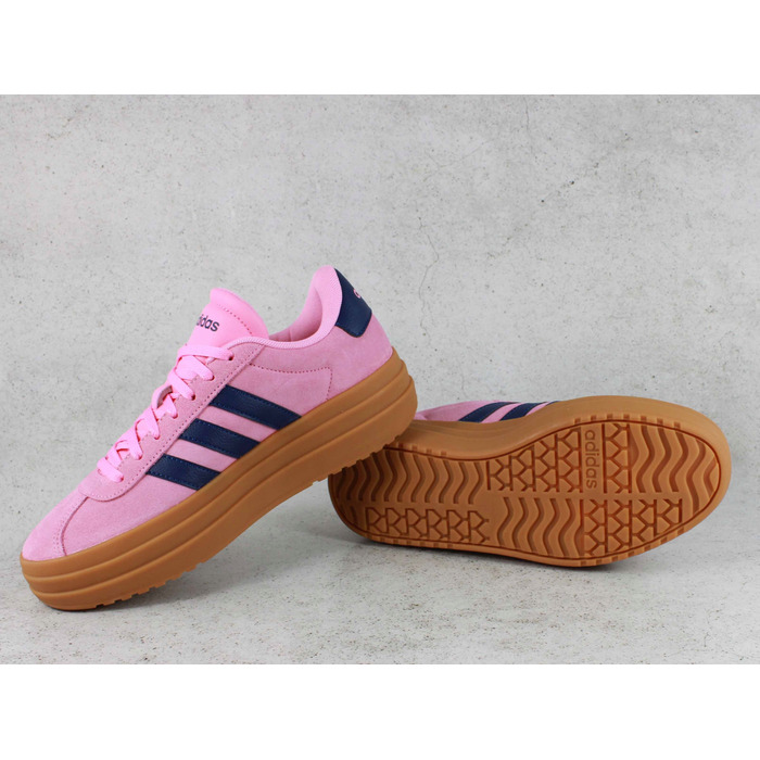 Кросівки Adidas VL Court Bold Samba JI1789 рожеві на платформі