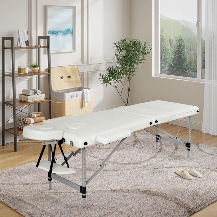 Крісло-масажер Mondeer Mobile, білий, 198x60x81 см