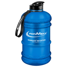 Фляга для води IronMaxx 2200 мл, Frosted Blue (блакитний) | Без BPA та DEHP | З мірною шкалою, не протікає | Різні кольори