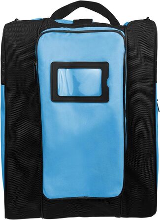 Сумка для ковзанів VPRO: для фігурного катання, роликів, інлайнів. З ремінцем та блискавкою (Блакитна)