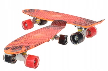 Пенні-борд Aurora з LED-колесами, 56x15 см, підшипники ABEC-7