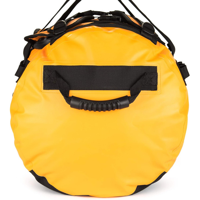 Водонепроникна сумка-рюкзак The Friendly Swede Sandhamn Dry Bag (90л, жовта) — гермомешок для спорту та подорожей