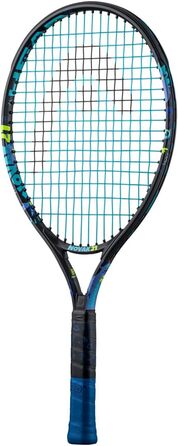 Дитяча тенісна ракетка HEAD Novak Junior 4-6 років, чорна/синя