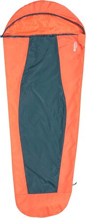 Сплячий мішок Mountain Warehouse Traveller 50 - 220 x 80 x 50 см - вітрозахисний, блакитно-зелений