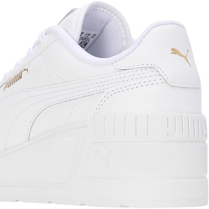 Жіночі футбольні бутси PUMA Karmen Wedge White (40.5 EU, White/White/Gold)