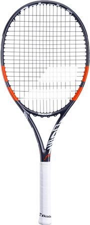 Тенісна ракетка Babolat Boost Strike для дорослих, натягнута, розмір ручки 2, червоно-чорно-біла, 2024