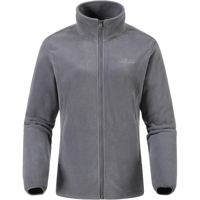 Жіноча куртка 3-в-1: вітро- та водовідштовхуюча, з флісовою підкладкою, тепла зимова куртка з капюшоном (сіра, XXL)