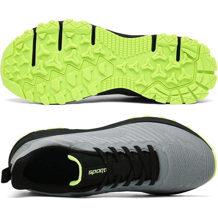 Кросівки для бігу та занять спортом Frysen: чоловічі та жіночі, сірі (47 EU)