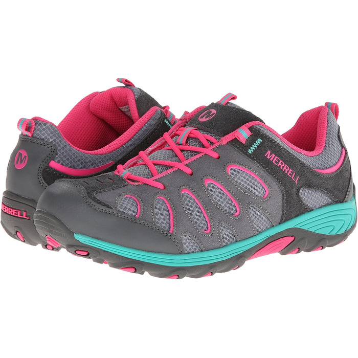 Черевики трекінгові та для ходьби Merrell CHAMELEON LOW LC для хлопчиків, 29 EU, багато кольорів, сірий/рожевий