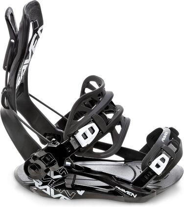 Кріплення для сноуборда RAVEN Fastec FT360 Black XL (43-47)
