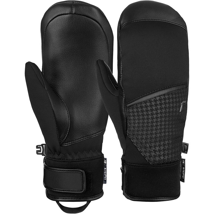 Жіночі рукавиці Reusch Mara R-Tex XT Extra Warm, водонепроникні, дихаючі, чорні/білі, розмір 7.5