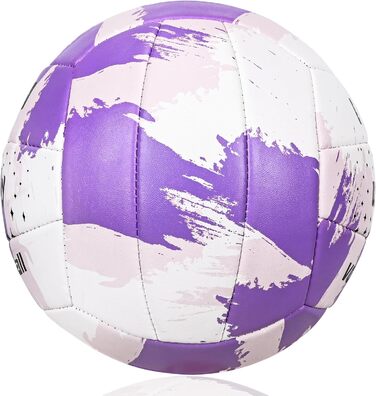 Волейбольний м'яч Wuzfully Kinder Soft Touch для пляжу та залу, розмір 5, фіолетовий