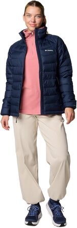 Жіноча утеплена куртка Columbia Powder Lite II Full Zip, темно-синя, розмір XXL
