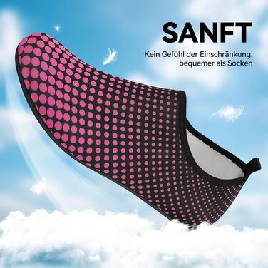 Водні черевики для жінок та чоловіків. Дихаючі, швидковисихаючі, унісекс. Розмір 38 EU, колір рожевий