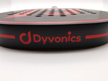 Ракетка для падел Dyvonics Impact чорно-червона, діамантова форма + чохол