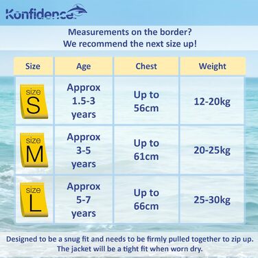 Дитячий жилет Konfidence Scoot The Clownfish - преміум якість, регульована плавучість, 4-5 років