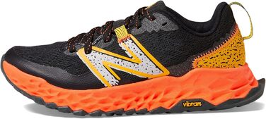 Кросівки New Balance Fresh Foam Hierro v7 для хлопчиків (старші діти) чорного кольору з неоновим відтінком Dragonfly, розмір 3.5 Big Kid M