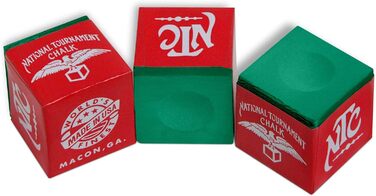 Крейда для більярдного кия Silver Cup (Турнірне зелене), 12 шт.