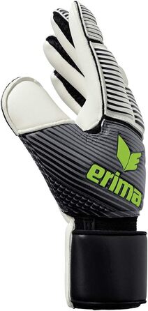 Воротарські рукавички Erima Skinator Hybrid Match 10.5 чорні/білі/зелені для футболу