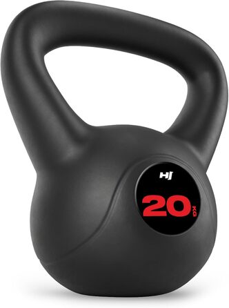 Кетлбел Hop-Sport 4-20 кг з пластику: для ефективних тренувань вдома, ергономічні ручки, обладнання для домашнього фітнесу