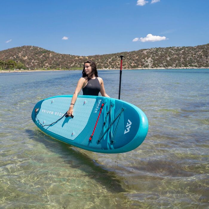 SUP-дошка Aqua Marina Rundum надувна, комплект (зелений) для початківців