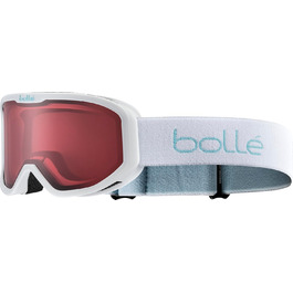 Дитяча лижна маска Bollé INUK White Matte, лінзи Vermillon Kat 2, розмір XS, унісекс