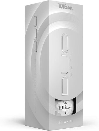Гольф-м'ячі Wilson Duo Soft, білі, модель 2025