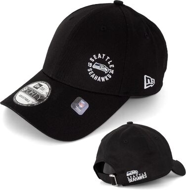 Кепка New Era Baseball Cap NFL MLB NBA - Basecap Flawless - З логотипом команд - Аксесуар - Лімітована серія (один розмір, Seattle Seahawks)