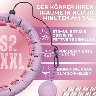 Розумний хулахуп Swiss Activa+ з обважнювачем і масажними нопами для схуднення, фітнес-обруч для дорослих, що не падає