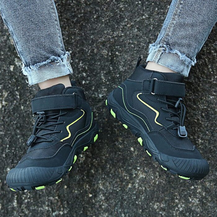 Дитячі спортивні кросівки для трекінгу та вуличної бігу, чорні (32 EU)